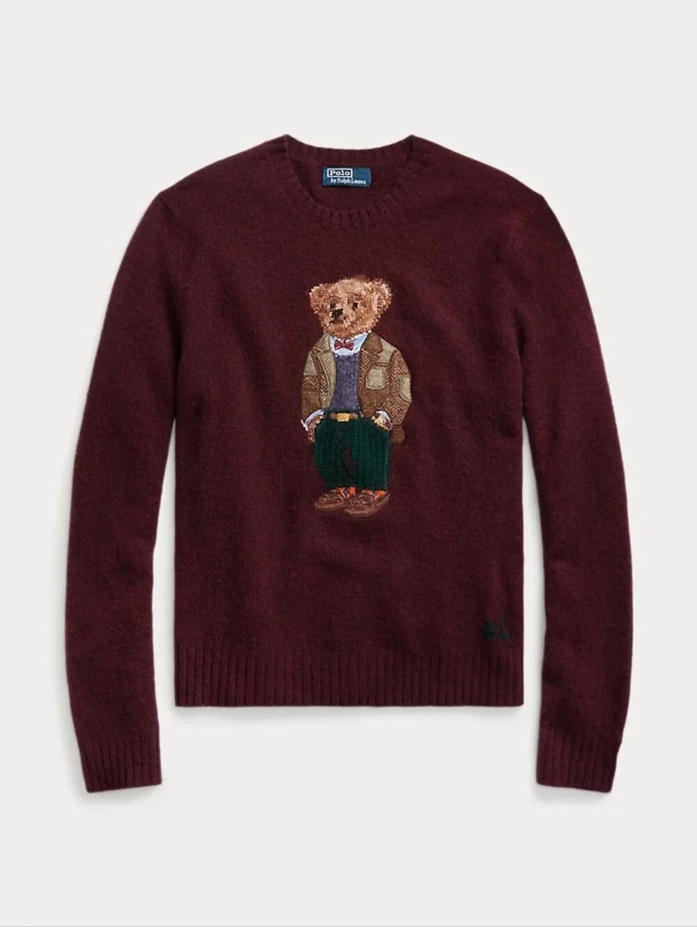 Polo Ralph Lauren Heritage Bear Wool-Cashmere Jumper Size S